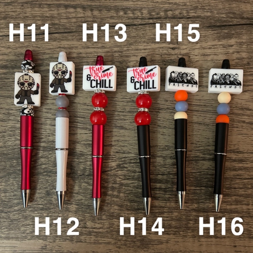 Beaded Halloween Pens
